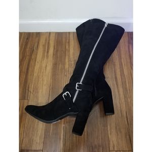 Forever 21 Black Knee High Boots